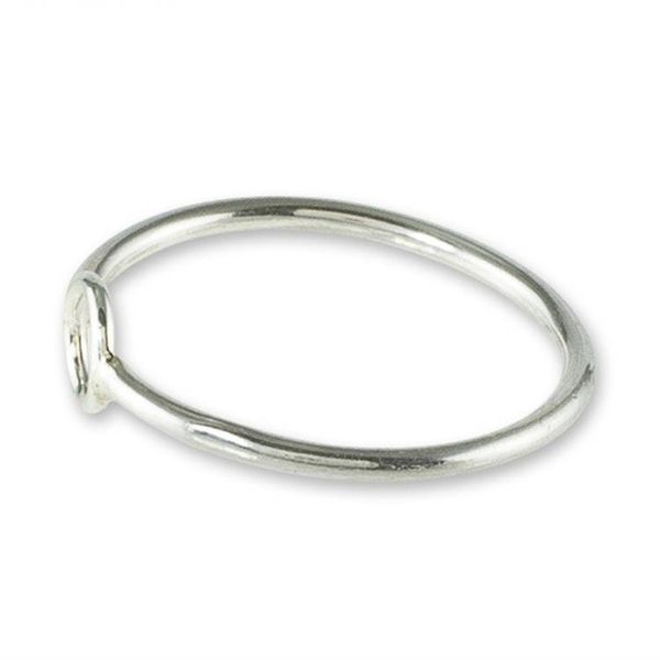 Alternate image for Circle Design Sterling Silver Band Ring Circle Harmony