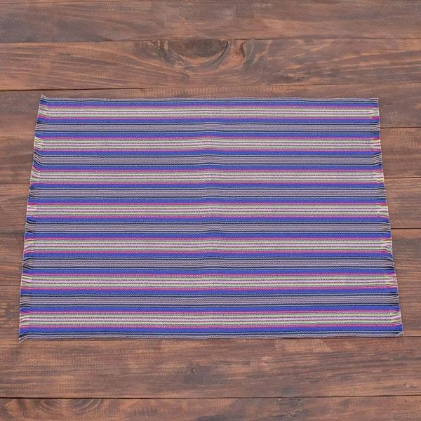 Alternate image for Blue Striped Placemats Set of 6 Solola Blue