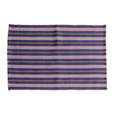 Alternate image for Blue Striped Placemats Set of 6 Solola Blue