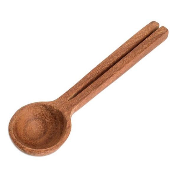 Alternate image for Hand Carved Wood Serving Spoon Memorable Meal