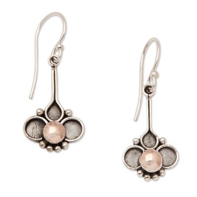 Alternate image for Clover-Shaped 18k Gold-Accented Dangle Earrings from Bali Victorious Clover