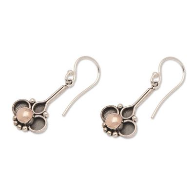 Alternate image for Clover-Shaped 18k Gold-Accented Dangle Earrings from Bali Victorious Clover