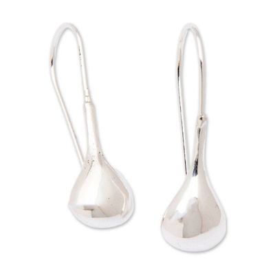 Primary image for High Polished Sterling Silver Drop Earrings from Bali Earth of Eternity