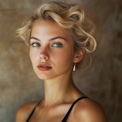 Alternate image for Drop-Shaped Brushed-Satin Sterling Silver Dangle Earrings Angel Wishes