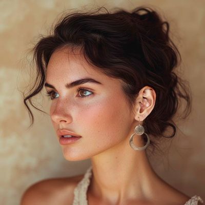 Alternate image for Balinese-Inspired Oxidized and Brushed-Satin Dangle Earrings Island Directions