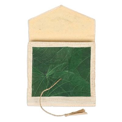 Alternate image for Eco-Friendly 35-Page Natural Fiber Notebook in Green My Green Journey