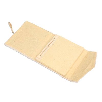 Alternate image for Eco-Friendly 35-Page Natural Fiber Notebook in Green-Yellow My Yellow Journey