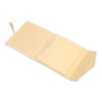 Alternate image for Eco-Friendly 35-Page Natural Fiber Notebook in Blue My Blue Journey