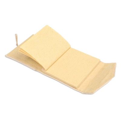 Alternate image for Eco-Friendly 35-Page Natural Fiber Notebook in Purple My Purple Journey