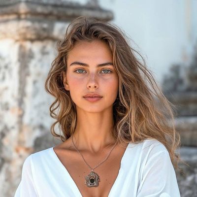 Alternate image for Basuki Dragon Natural Labradorite Cabochon Pendant Necklace Basuki Intuition