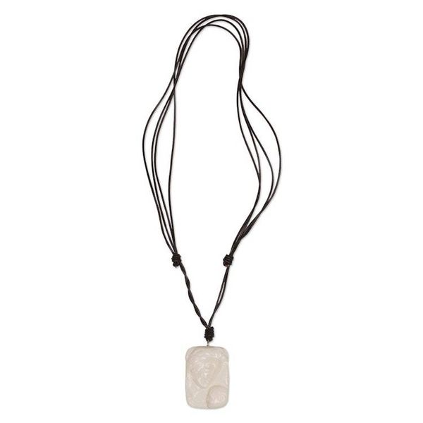Alternate image for Artisan Crafted Virgin Mary Medallion Necklace Loving Virgin Mary