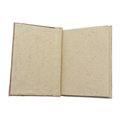 Alternate image for Eco-Friendly Leaf-Themed Journal Handmade from Natural Fiber Autumn Memories