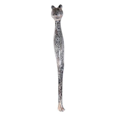 Primary image for Whitewashed Suar Wood Gecko Back Scratcher from Bali Whitewashed Gecko Helper