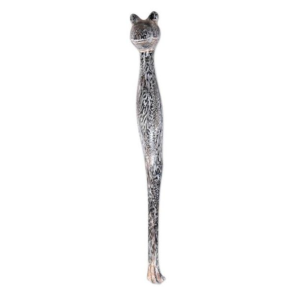 Alternate image for Whitewashed Suar Wood Gecko Back Scratcher from Bali Whitewashed Gecko Helper