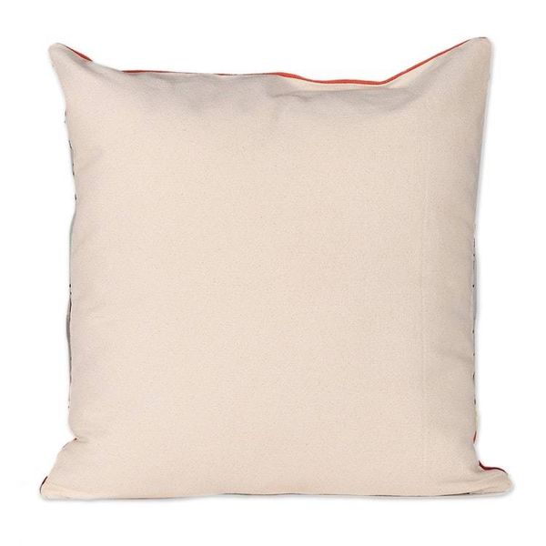 Alternate image for Bohemian Cotton Cushion Cover Pair with Acrylic Embroidery Retro Boho
