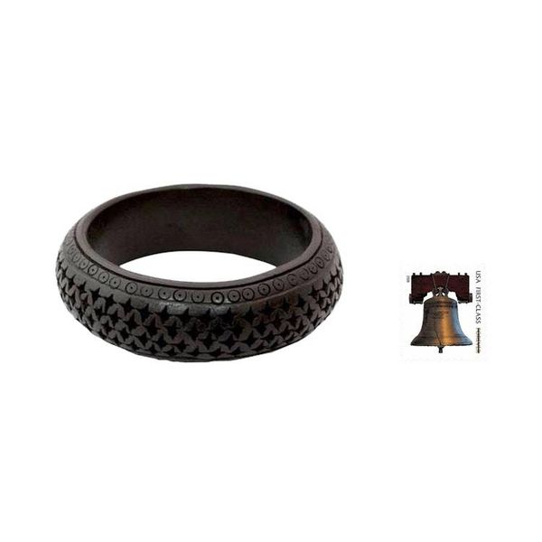 Alternate image for Indian Style Mango Wood Bangle Bracelet Persian Star