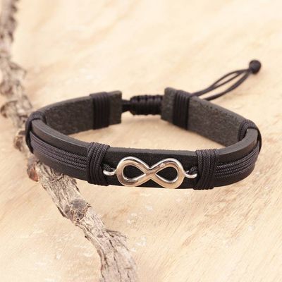 Alternate image for Diamond and Sterling Silver Infinity Wristband Bracelet Infinity Sparkle