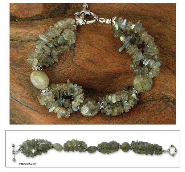 Alternate image for Labradorite beaded bracelet Lady of Mystery