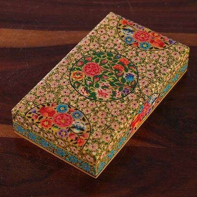 Alternate image for Handmade Painted Spring-Themed Papier Mache Decorative Box The Great Spring
