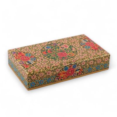 Alternate image for Handmade Painted Spring-Themed Papier Mache Decorative Box The Great Spring