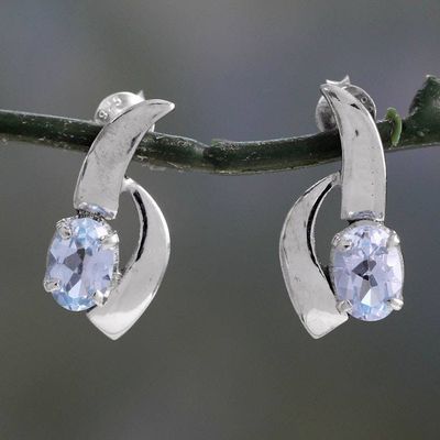 Primary image for Blue topaz earrings Skylight