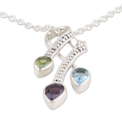 Alternate image for 7-Carat Multi-Gemstone Jewelry Set in a Polished Finish Paradisiacal Fusion