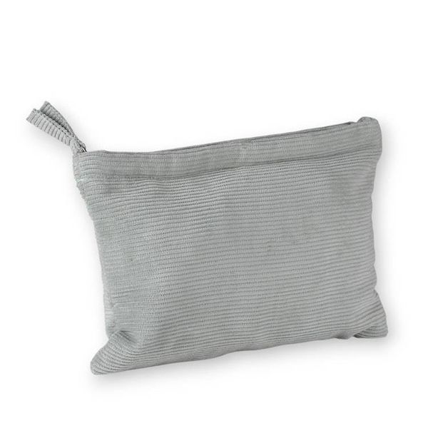 Alternate image for Cotton Corduroy Toiletry Case and Travel Pouch in Sage Green Sage Travel