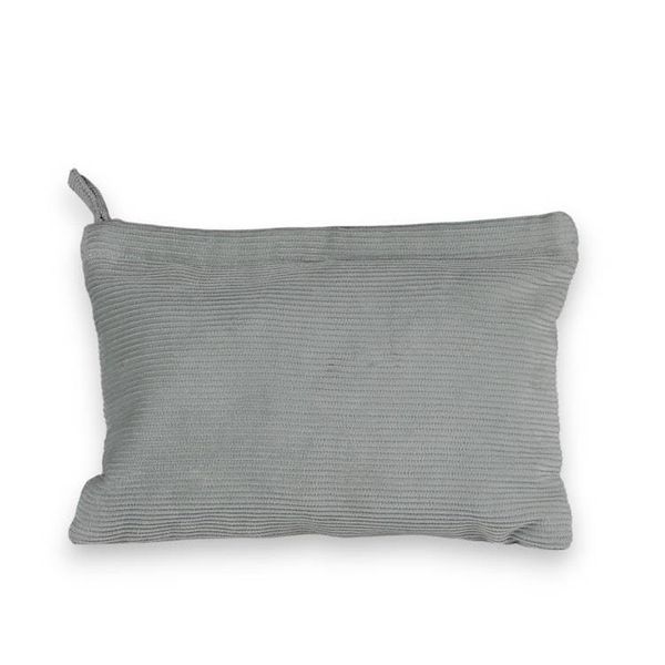 Alternate image for Cotton Corduroy Toiletry Case and Travel Pouch in Sage Green Sage Travel