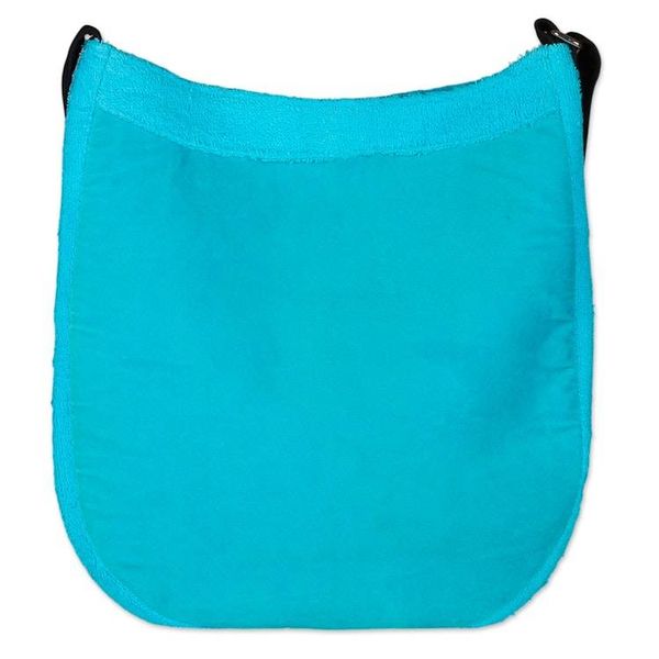 Alternate image for Spring-Inspired Cerulean 100 Cotton Floral Shoulder Bag Cerulean Vines