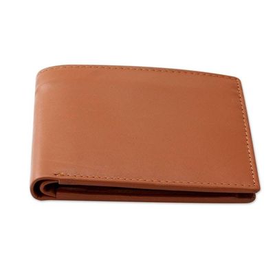 Alternate image for Indian Classic Leather Wallet for Men in Tan Refined Tan