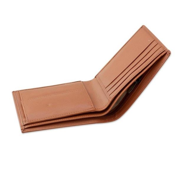 Alternate image for Indian Classic Leather Wallet for Men in Tan Refined Tan