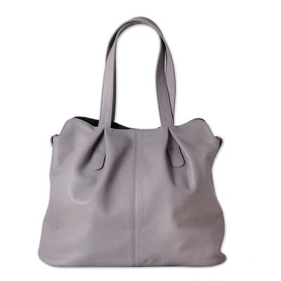 Alternate image for 100 Stone Leather Shoulder Bag with Magnetic Closure Stone Statement