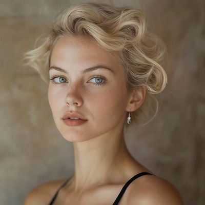 Alternate image for Classic Sterling Silver and Faceted Peridot Stud Earrings Lucky Fusion