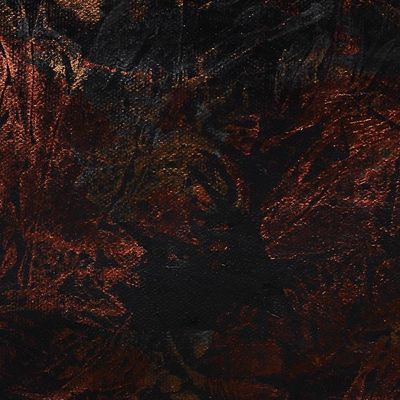 Alternate image for Modern Abstract Acrylic Painting in Brown and Black Shades Wonderland II