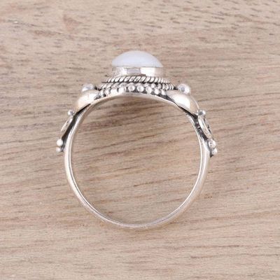 Alternate image for Artisan Crafted Cultured Pearl Cocktail Ring from India Morning Charm