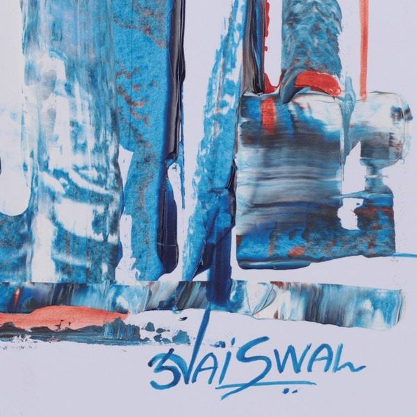 Alternate image for Abstract Architectural Acrylic Painting of a Modern Temple Gateway to the Divine