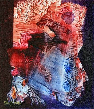 Alternate image for Abstract Acrylic Painting on Canvas Dreamland