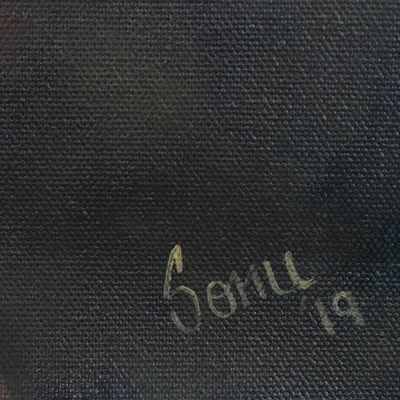 Alternate image for Signed Unstretched Impressionist Painting of Egyptian Woman Egyptian Queen