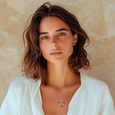 Alternate image for Rainbow Moonstone Smoky Quartz Labradorite Pendant Necklace Posh Wreath of Gems