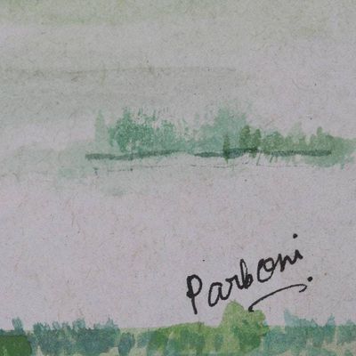 Alternate image for Acrylic and Watercolor Krishna Painting Lord Krishnas Feet