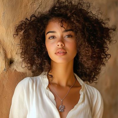 Alternate image for Rhodium-Plated Blue Topaz and Sapphire Pendant Necklace Sparkling Berries