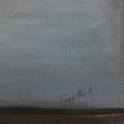 Alternate image for Signed Surrealist Painting of Chili Plants from India Chili Garden