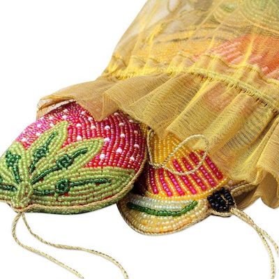 Alternate image for Beaded ornaments Set of 10 Tropical Fruit
