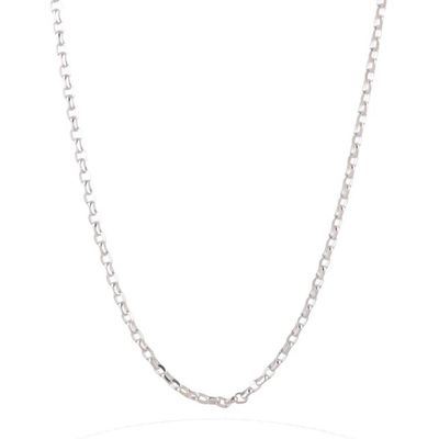 Primary image for Minimalist High-Polished Sterling Silver Rolo Chain Necklace Linked Future