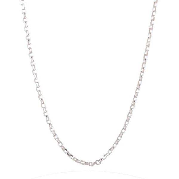 Alternate image for Minimalist High-Polished Sterling Silver Rolo Chain Necklace Linked Future
