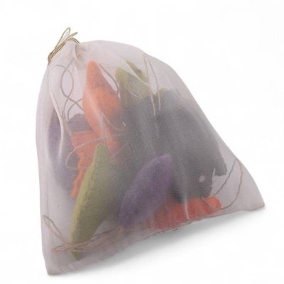 Alternate image for Handmade Halloween-Themed 12-Piece Wool Felt Ornament Set Supernatural Party