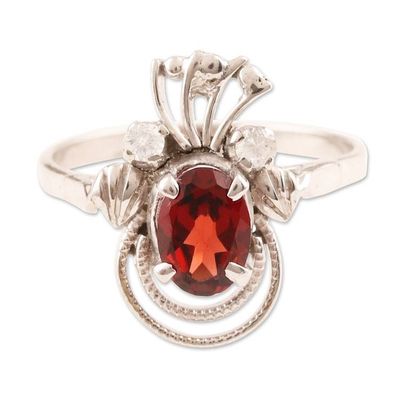 Alternate image for Garnet ring Dazzling Dew