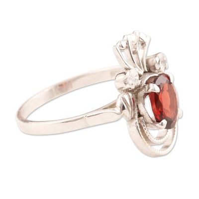 Alternate image for Garnet ring Dazzling Dew