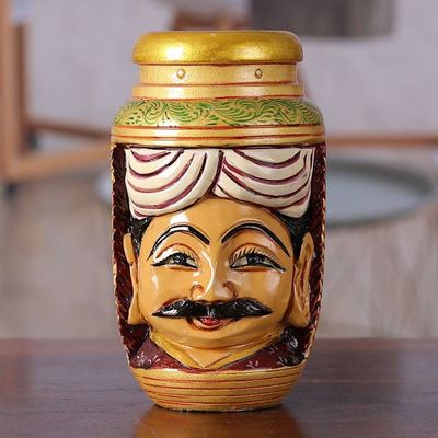 Primary image for Romantic Classic Hand-Painted Kadam Wood Pen Holder Romantic Words