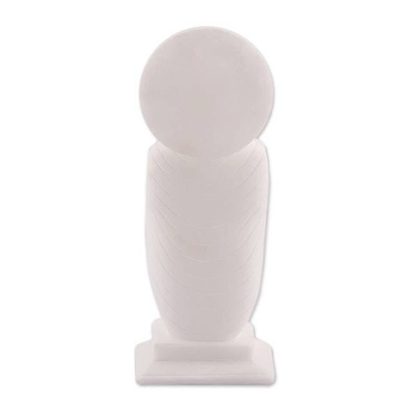 Alternate image for Buddha-Themed White Marble Sculpture from India Buddha Blessing of Peace